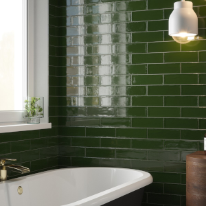 1901 Richards Green Wall Tile 245x75mm - Special Order