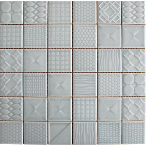 Craft Ceramics Applique Denim Ceramic Mosaic 300mm x 300mm
