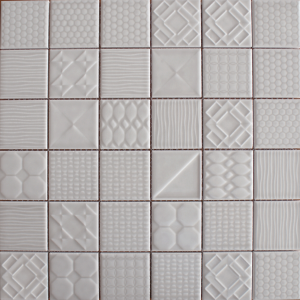 Craft Ceramics Applique Weather Grey Ceramic Mosaic 300mm x 300mm