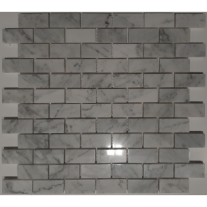 Craft Ceramics Siena Small Brick Grey Marble Mosaic 325mm x 300mm