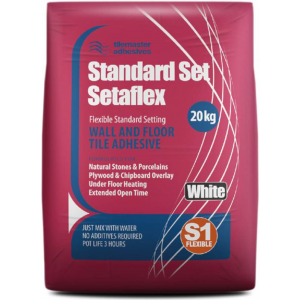 Tilemaster Setaflex Standard White 20kg Full Pallet 48 Bags