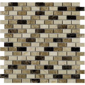 Verona Expresso Polished Marble Mosaic 305mm x 305mm