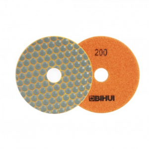 BIHUI Dry Diamond Polishing Pad 4in - 200 Grit