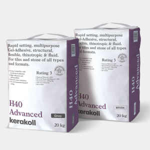 H40 Advanced Gel Rapid Set White 20kg Full Pallet 48 Bags
