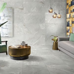 Azteca Onyx Light Grey Porcelain Floor Tile 1200mm x 600mm