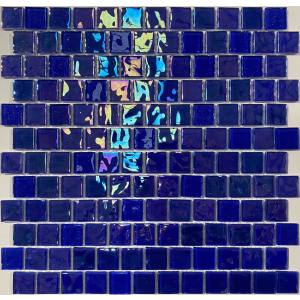 Craft Ceramics Voyage Neon Blue Square Wetroom Mosaic 312mm x 300mm